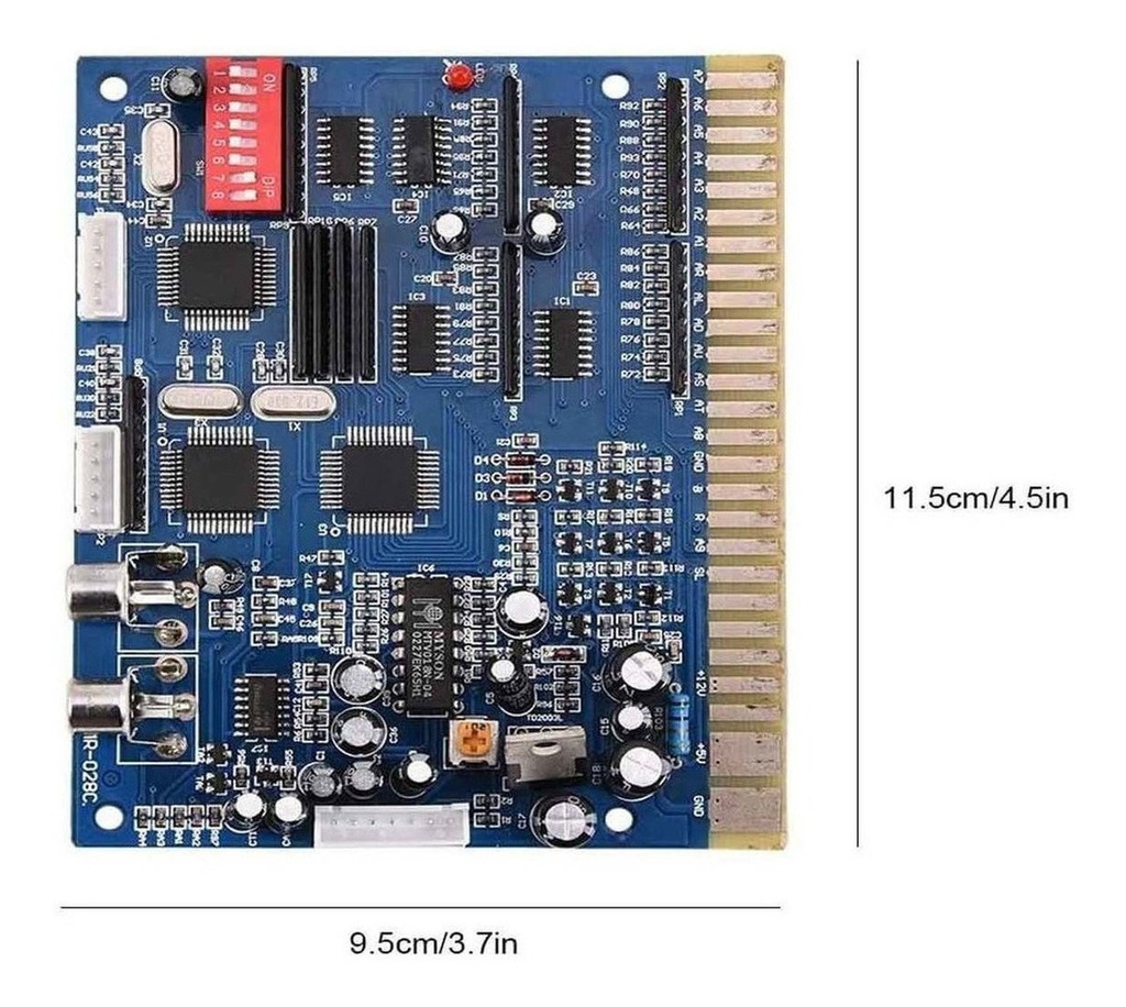 Interfase para xbox clásico con 9 botones y salida RGB Y A/V