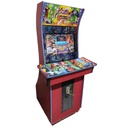 Used videogame arcade machine with 22 in 1 multigame, tekken control panel and 22 inch lcd monitor