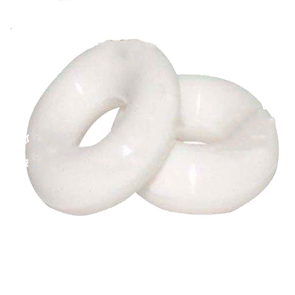 White bounce ring for pinball machine