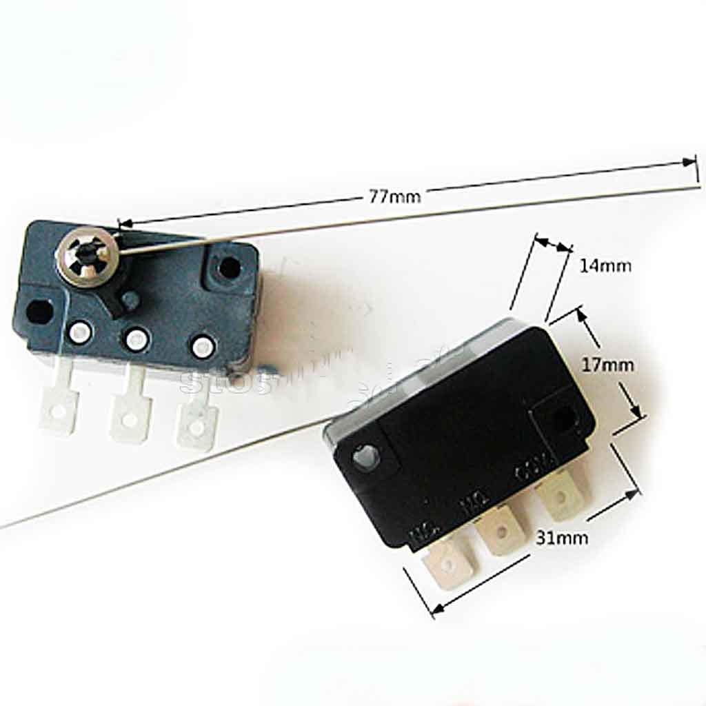 Microswitch for coin acceptor.