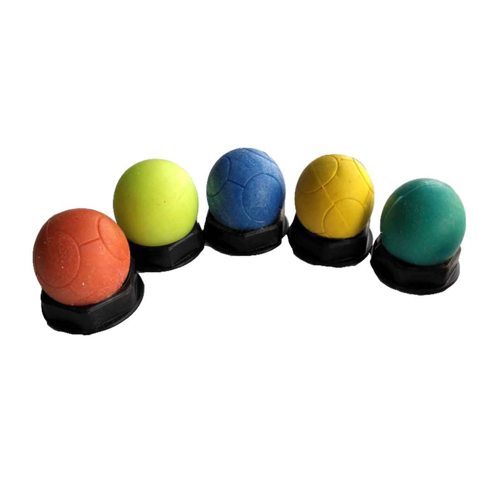 Soccer ball type ball for soccer fusball table